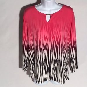 Calvin Klein Pink and Black Shirt